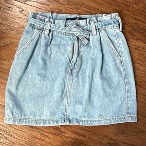 Ultra high rise mini skirt